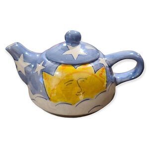 CERAMIC Vintage Teapot with Lid